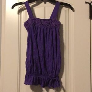 Purple tank top